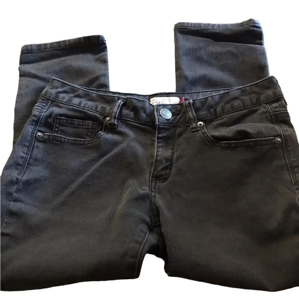 Black denim capris jeans great condition sz  size 9